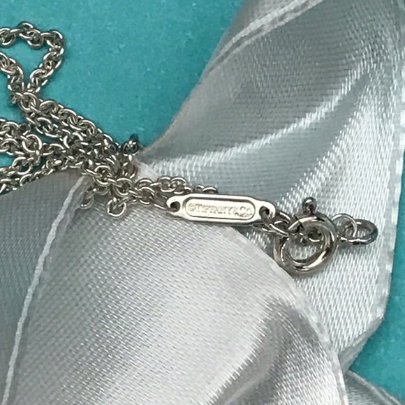 Retired Large Tiffany RTT double heart tag - Picture 6 of 15